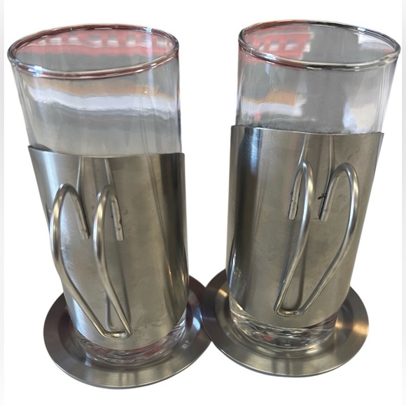 Set of 2 Irish Coffee Glasses with 2 Coasters and 2 Drinking Spoons - Picture 4 of 12